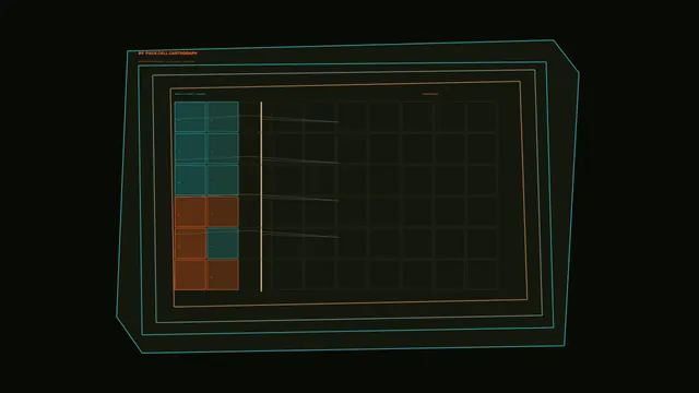 Battery Cell Diagnostics HUD Grid 4K Sci-Fi Wallpaper