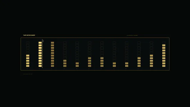 Segmented Amber Telemetry HUD 4K Sci-Fi Wallpaper