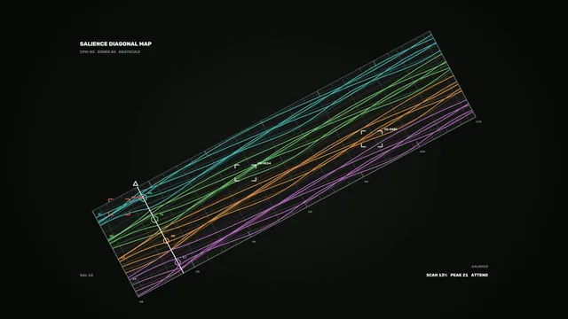Sci-Fi Salience Diagonal Map Telemetry HUD Wallpaper