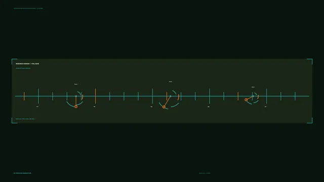 Research Horizon Poll Wave Sci-Fi HUD Dashboard Wallpaper