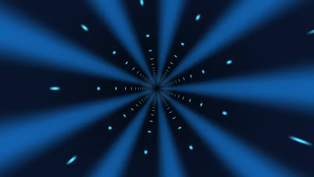 Electric Blue Radial Tunnel 4K Wallpaper