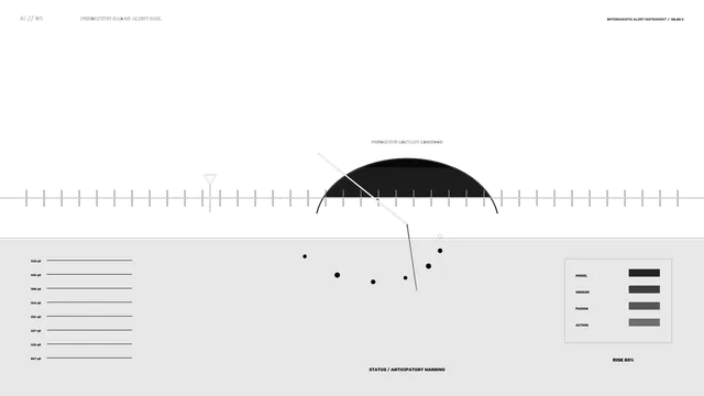 Predictive Corridor Status HUD Dashboard 4K Wallpaper