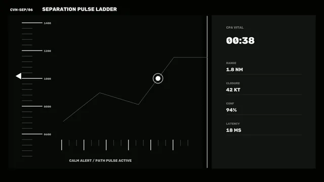 Sci-Fi Separation Pulse HUD Telemetry Dashboard 4K Wallpaper