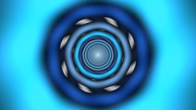 4K Blue Circular Scanner HUD Wallpaper