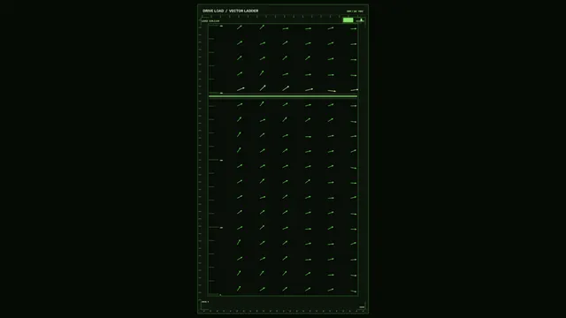 Green Drive-Load Vector Ladder HUD 4K Wallpaper
