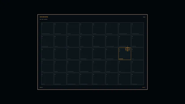 Precision Target Search HUD Matrix 4K Sci-Fi Wallpaper