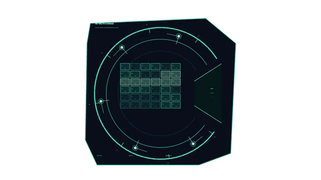Circular Telemetry Dashboard HUD 4K Sci-Fi Wallpaper