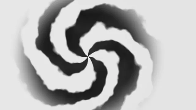 Monochrome Spiral HUD Screen Graphic Wallpaper