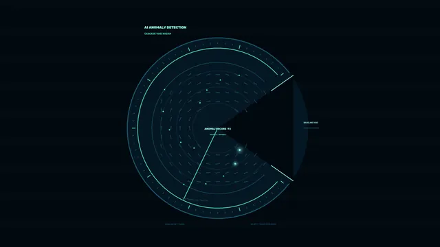 Circular Anomaly Radar HUD 4K Wallpaper