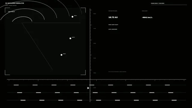 Fictional Echo Correlator HUD Interface 4K Wallpaper