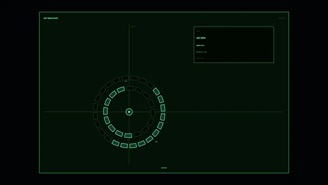 Hydroelectric Power Control HUD 4K Sci-Fi Wallpaper
