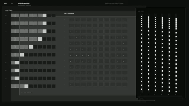 Monochrome Sci-Fi Signal Decoder HUD Dashboard 4K Wallpaper