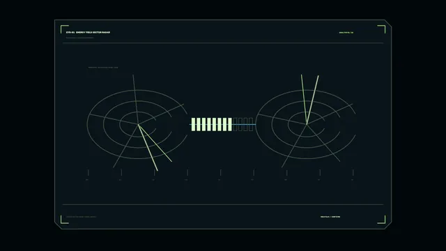 Solar Energy Yield Sector Radar HUD Dashboard 4K Wallpaper