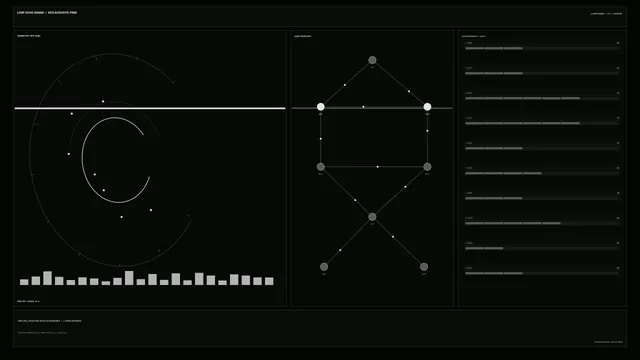 Monochrome Performance Tracking HUD Interface 4K Wallpaper