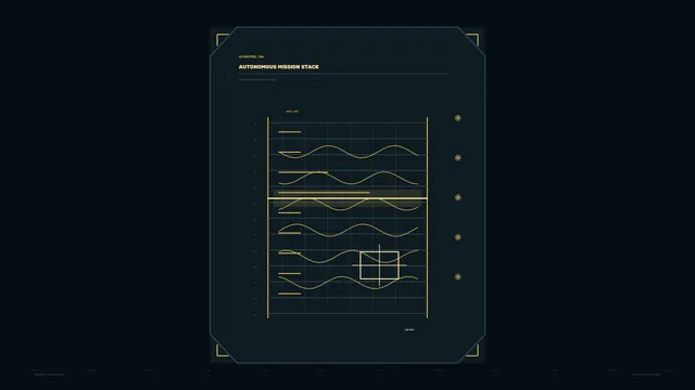 Telemetry Graph HUD Panel 4K Sci-Fi Wallpaper