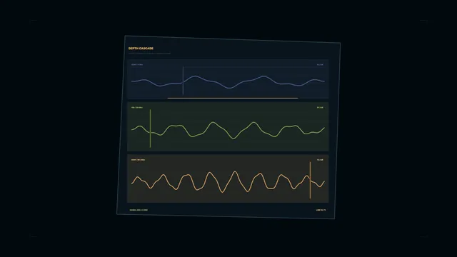 Acoustic Sensor Waveform Monitoring HUD 4K Wallpaper