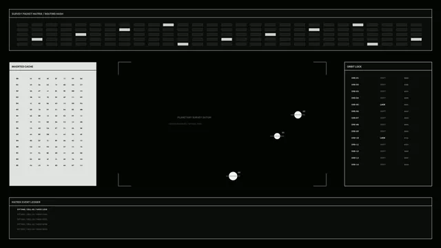 Planetary Survey Scanner HUD Interface 4K Wallpaper