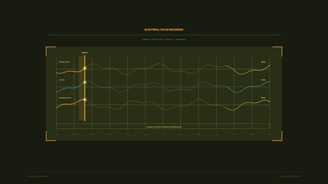 Electoral Pulse Recorder HUD 4K Sci-Fi Wallpaper