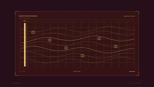 Exhaust Vector Telemetry HUD 4K Sci-Fi Wallpaper