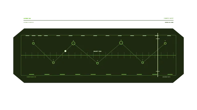 Green Sci-Fi Telemetry HUD Dashboard 4K Wallpaper