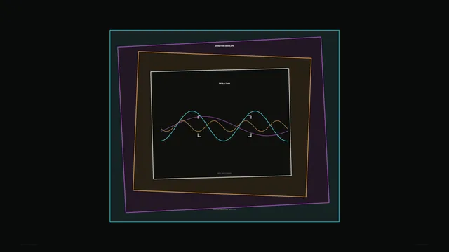Acoustic Detection Waveform HUD Dashboard 4K Wallpaper
