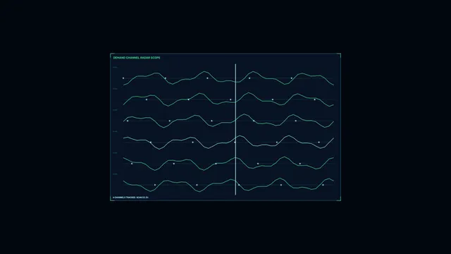 Demand Channel Radar Scope HUD Dashboard 4K Sci-Fi Wallpaper