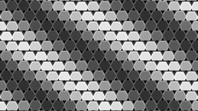Monochrome Hexagon HUD-Style Screen Graphic 4K Wallpaper