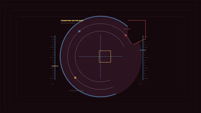 Sci-Fi Transition Vector Gate HUD 4K Wallpaper