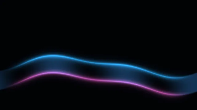 Abstract Blue and Magenta Wave Wallpaper