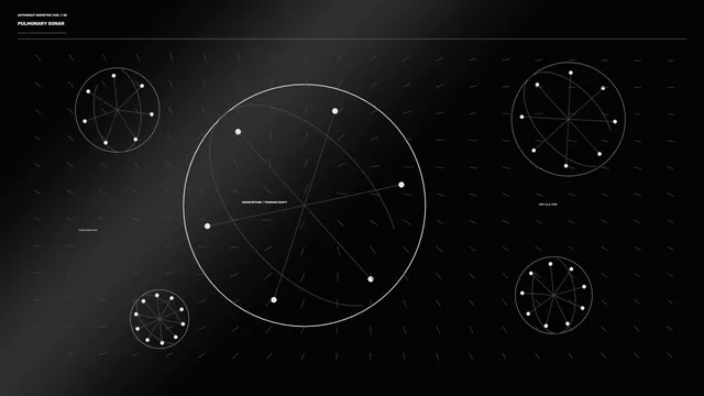 Pulmonary Sonar Biometric HUD Interface 4K Wallpaper