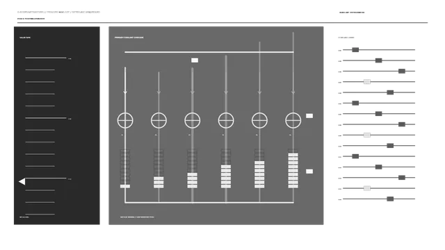 Primary Coolant Cascade HUD Dashboard Wallpaper