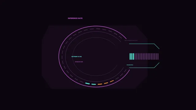 Futuristic Purple Circular Telemetry HUD 4K Wallpaper