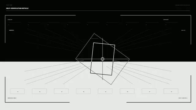 Monochrome Geometric Telemetry HUD 4K Wallpaper