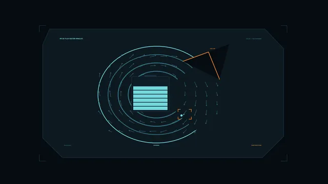 Sci-Fi Battery Charging Alert HUD with Circular Telemetry Rings, 4K Wallpaper