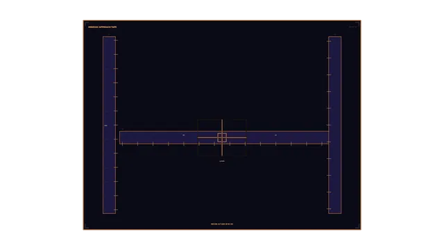 Amber Crosshair Telemetry HUD 4K Sci-Fi Wallpaper