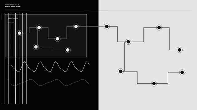Monochrome Astronaut Biometric Triage HUD with Neural Graphs