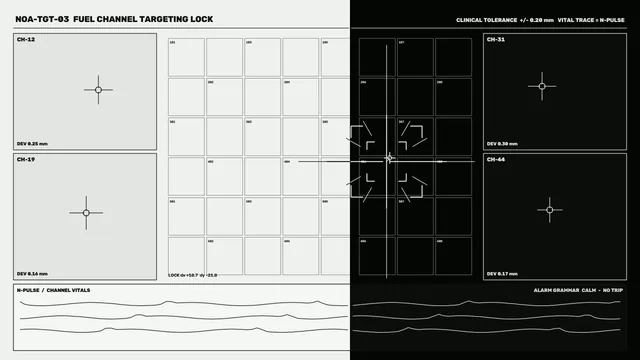 Fictional Sci-Fi Channel Telemetry Targeting HUD 4K Wallpaper