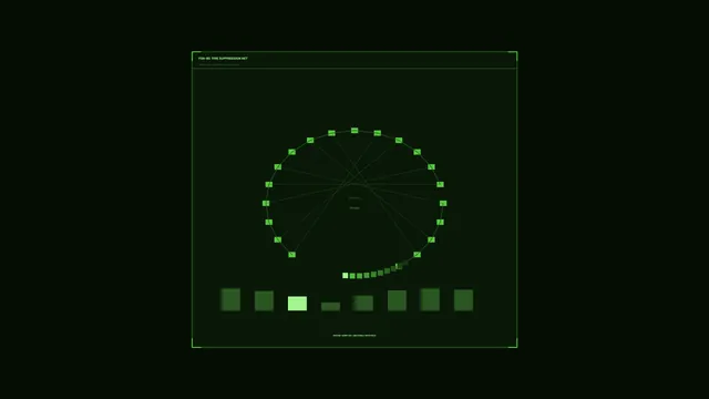 Green Spacecraft Fire Suppression Network HUD 4K Wallpaper