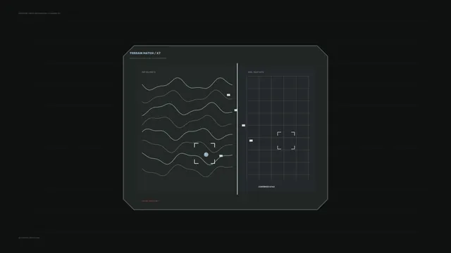 Terrain Match Target Recognition HUD 4K Sci-Fi Wallpaper