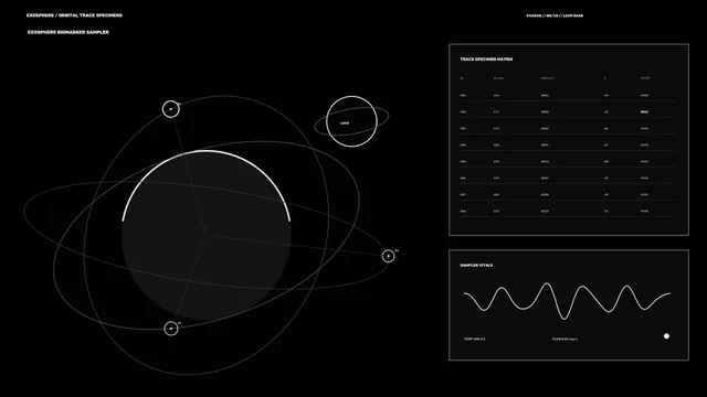 Planetary Atmosphere Scanner HUD 4K Sci-Fi Wallpaper