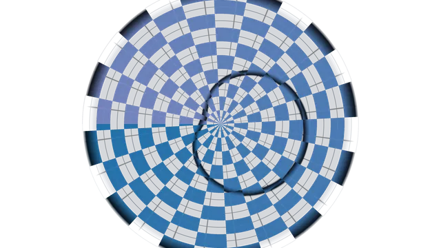 Blue Circular Radial Scanner HUD Wallpaper