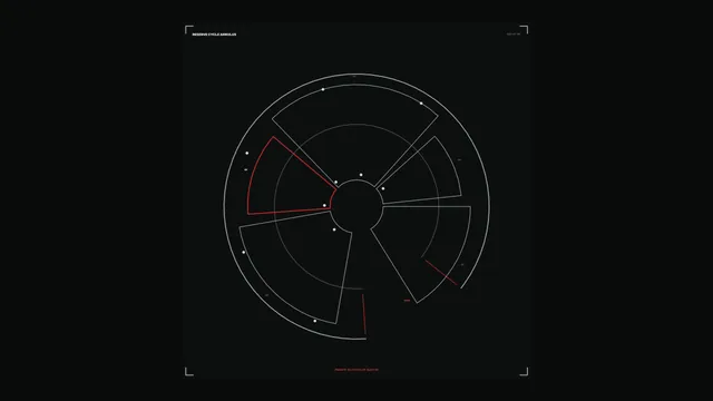 Circular Sci-Fi Scanner HUD Telemetry Dashboard 4K Wallpaper