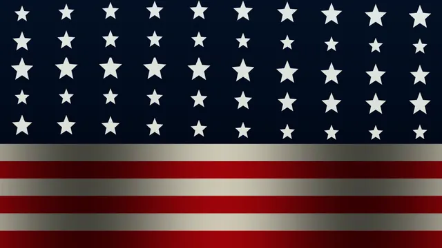 American Flag HUD Background — 4K Sci-Fi Wallpaper