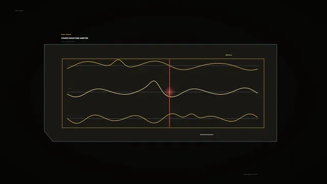 Critical Fault Diagnostic HUD with Waveform Telemetry – 4K Sci-Fi Wallpaper