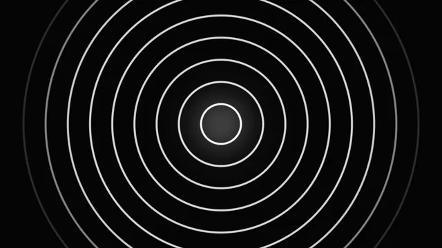 Monochrome Concentric Ring Scanner HUD 4K Wallpaper