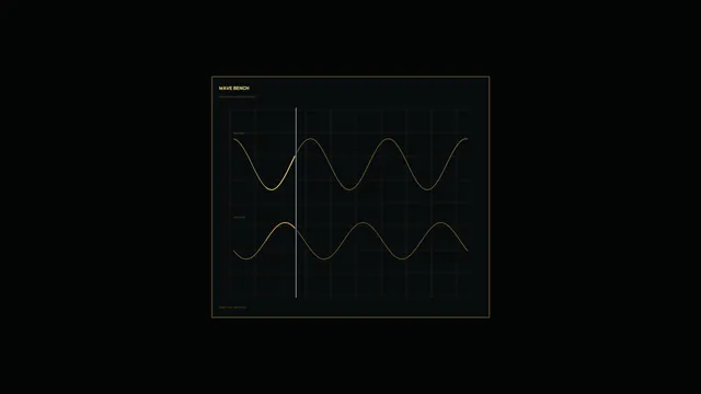 Waveform Data Interface HUD 4K Sci-Fi Wallpaper