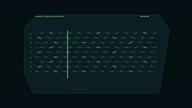 Free Photovoltaic String Health Telemetry HUD 4K Wallpaper