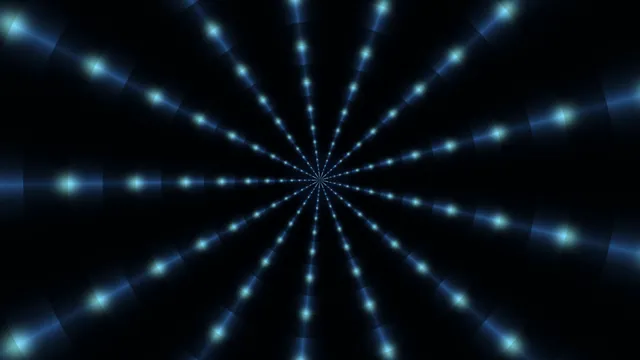 Blue Radial Scanner Interface 4K Wallpaper