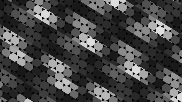 Monochrome Hexagonal HUD-Style Screen Graphic Wallpaper
