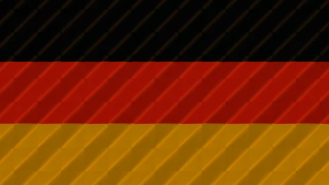 Abstract German Flag Folds 4K Wallpaper